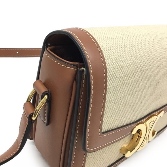 Celine Triomphe Shoulder Bag Brown - Picture 6 of 16
